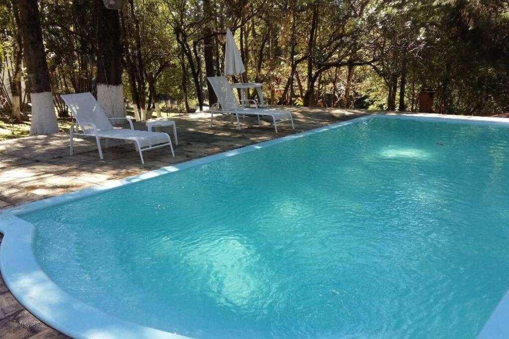 Chacara Com Piscina Em Condominio Fechado Prox Shopping Outlet Catarina Mairinque Bagian luar foto