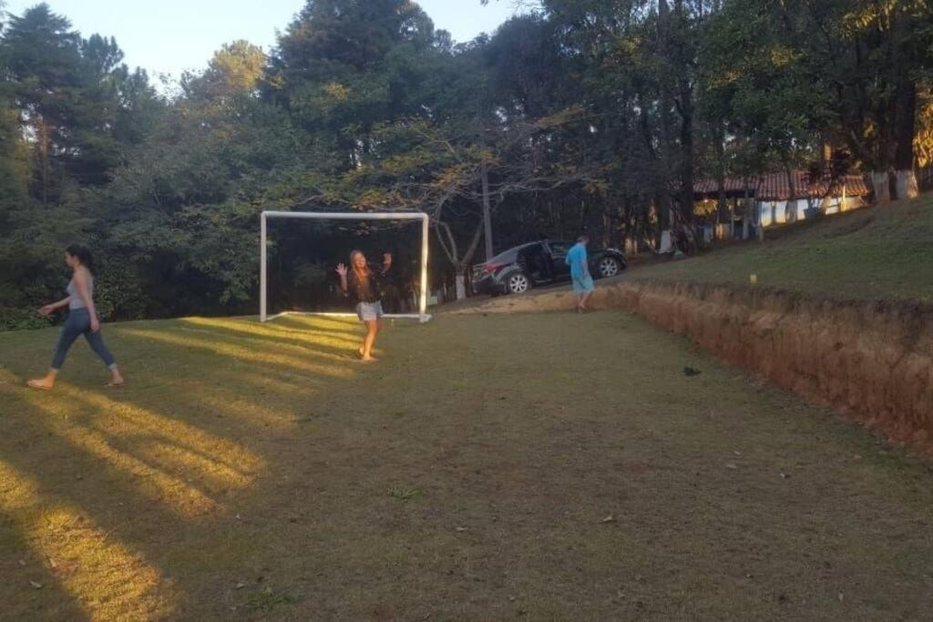 Chacara Com Piscina Em Condominio Fechado Prox Shopping Outlet Catarina Mairinque Bagian luar foto